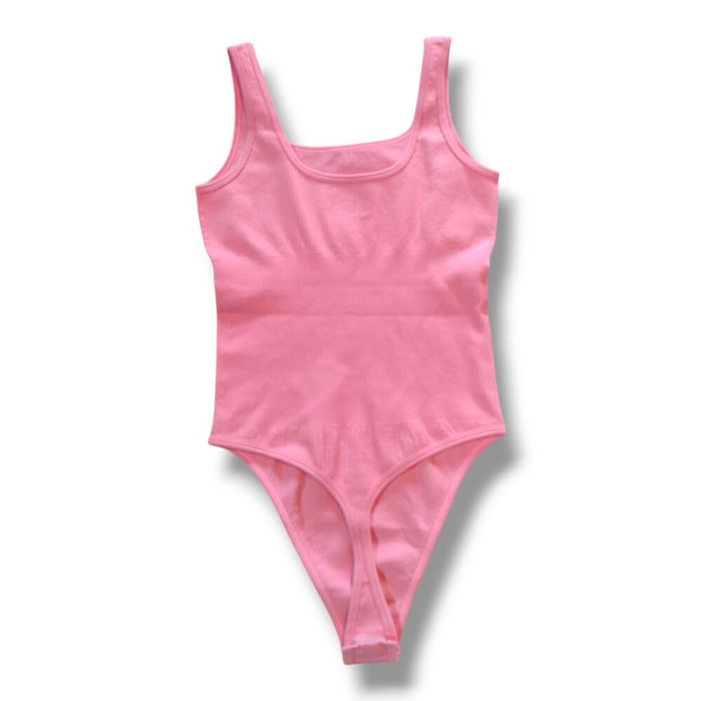 OQQ Ribbed Tank Bodysuit - Picture 2 of 2